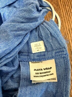 Maya Wrap Baby Ring Sling in Denim Blue